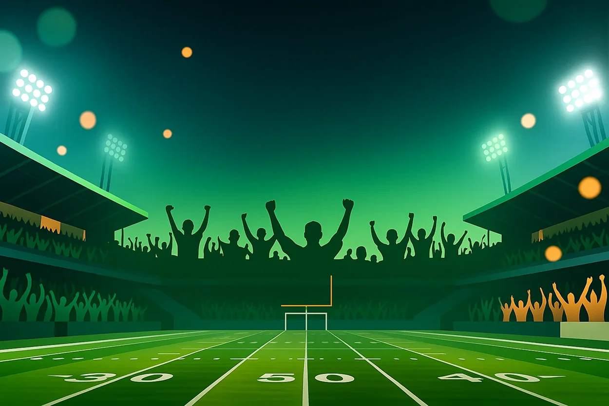 Fußball Stadion Hintergrund