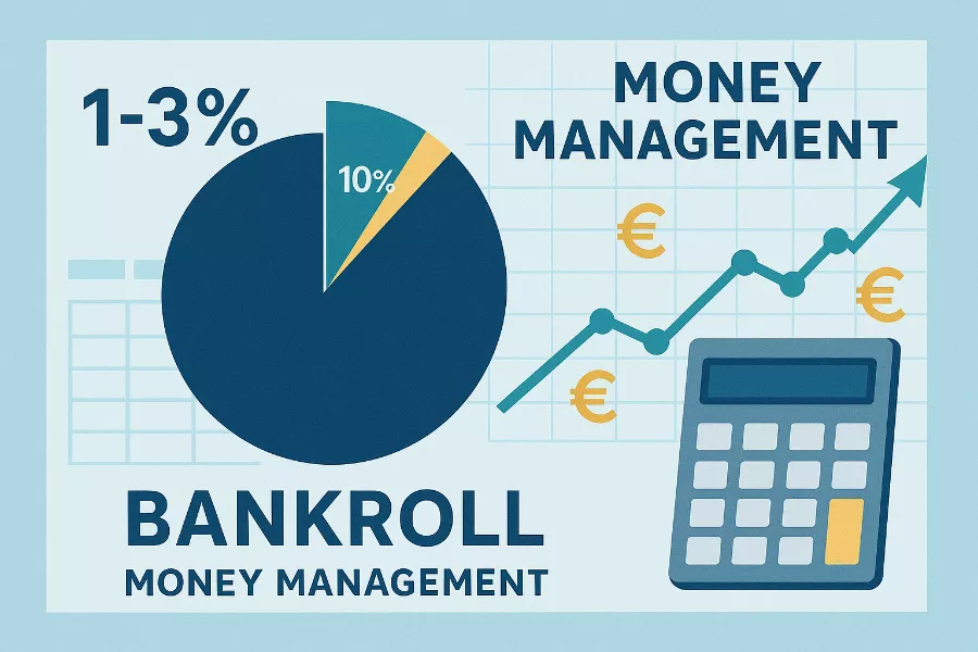 Money Management Bankroll-System - 1-3% Regel für nachhaltiges Wetten auf Bundesliga