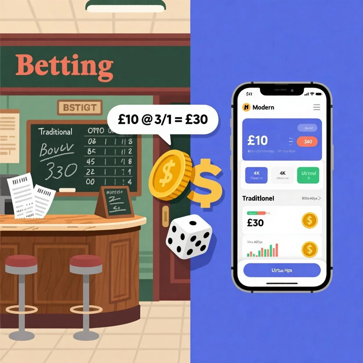 Vergleich Online vs Offline Wetten