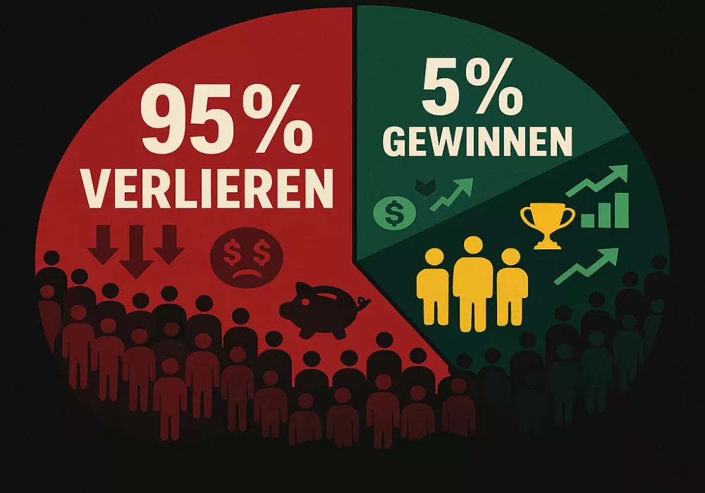 Sportwetten Statistik - Warum 95 Prozent aller Wetter langfristig verlieren und nur 5% profitabel sind